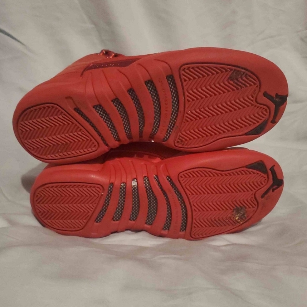 Youth Air Jordan 12 Retro GS Gym Red Size 7Y - Picture 5 of 7